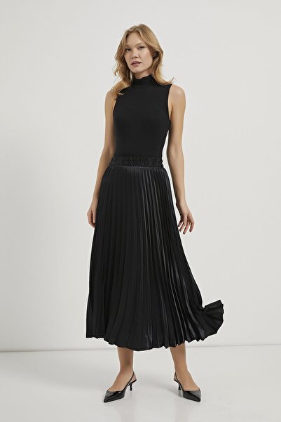 Arma Life Armalife 1475 waist elastic pleated maxi women's skirt