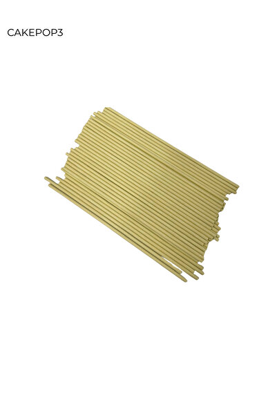 PASTRY PLANET Paper Lollipop Stick & Cakepops Stick & Heat Resistant Yellow 1...