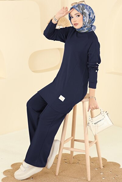 ModaMerve Kol Düğme Detaylı Modal Takım 2731AYD574-MS Laci