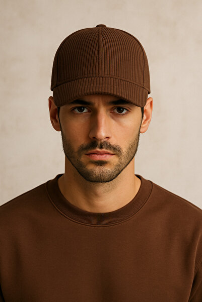 HatClub Exclusive Men's Brown Adjustable Classic and Sporty Look Velvet Black Hat