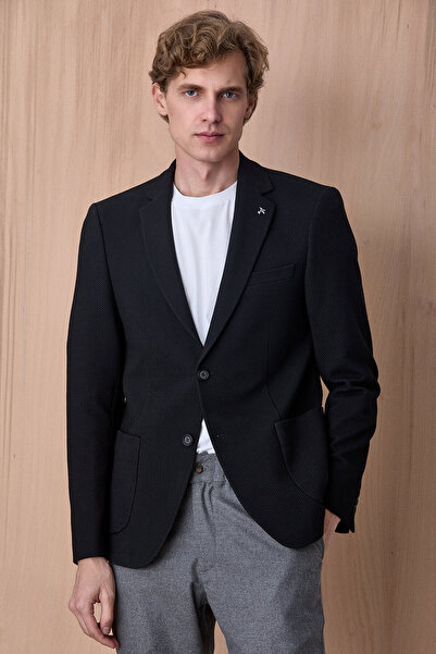 SMILE سترة لامونت السوداء