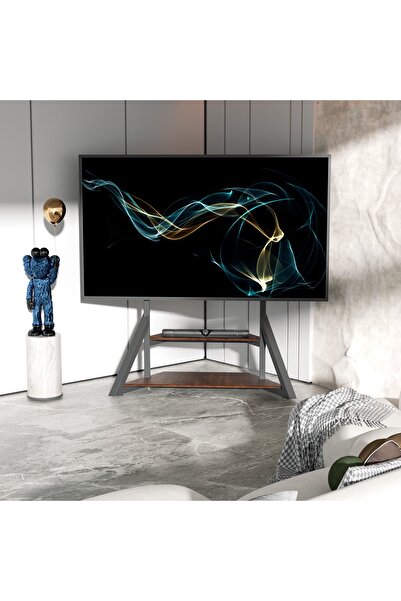 HXDream TV Stand with Mobile Base with Lockable Wheels,Adjustable TV Stand with Sturdy Shelf 65-100 inch TVs