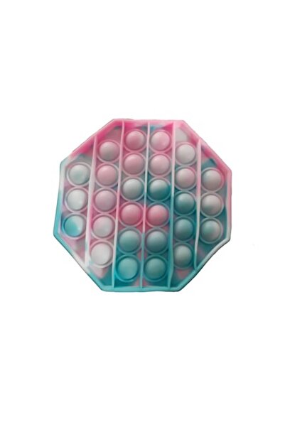 K KATHODE Jucărie hexagonală antistres POP IT - roz, albastru