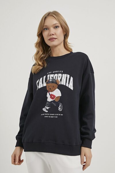 Arma Life Armalife 10418 California Embroidered Bis Collar Women's Sweat