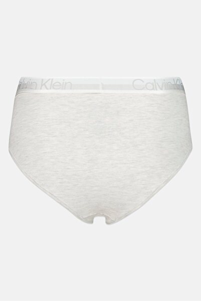 Calvin Klein Women Plus Size Brand Logo Bikini Bottom, Light Grey Heather
