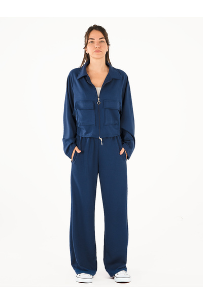 Catz Clothes Modal Pocket Eşofman Takım İndigo