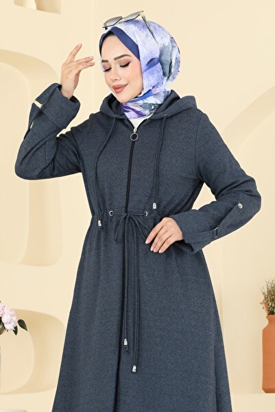 ModaMerve Manşet Tokalı Tivit Ferace 2012FON792-MS Laci