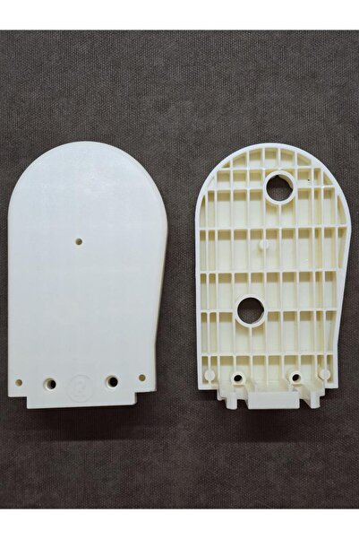 BBB Double Mechanism Tulle Roller Blind Mechanism Chain Cover Repair Set Cream Ecru