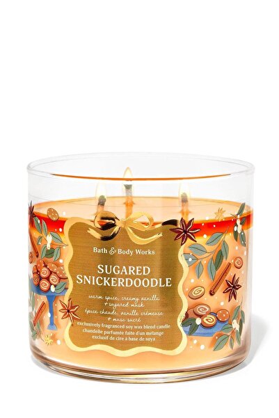 Bath & Body Works Sugared Snickerdoodle Büyük Mum