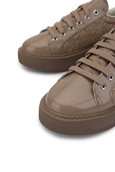 Tamer Tanca Women's Faux Leather Beige Sneakers & Sports Shoes