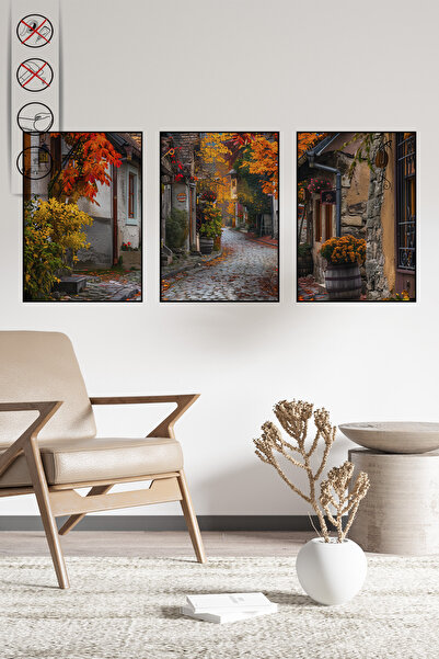 Akıllı Kağıt Statik Tutunma Özellikli Tablo - Poster Manzara (Model-96)