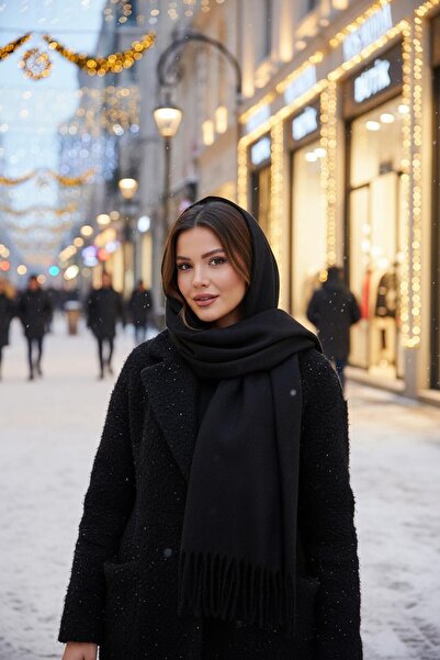 Eke Tekstil Yumuşak Dokulu Püsküllü Atkı Şal