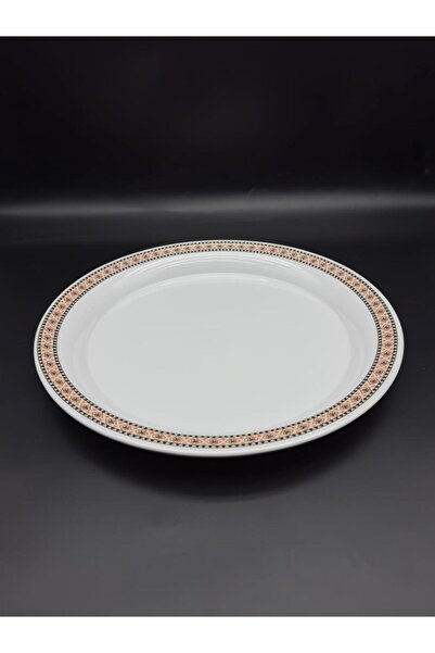 LANDREEN Luxury melamine rice serving plate, crack and break resistant, microwave and dishwasher safe, 30cm plate