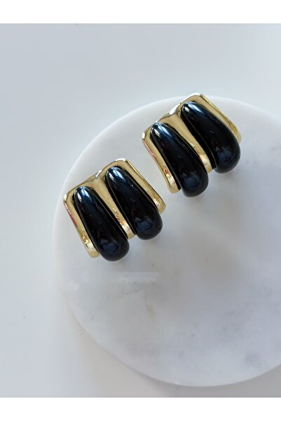 CHARMLUCKY Steel Leather Earrings