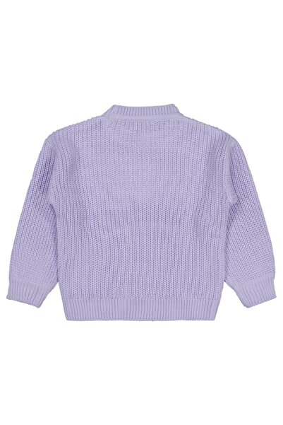 Civil Girls Bow Embroidered Sweater for 2-5 Years Old - Lilac4-5 Years Old