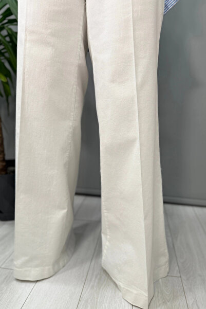 MissWhence Wide Leg Jeans White 37101