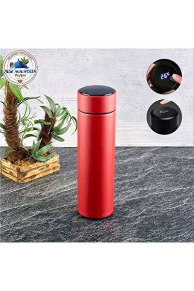 Blue mountain LED Thermal Flask - Red Gradient (500 ml)