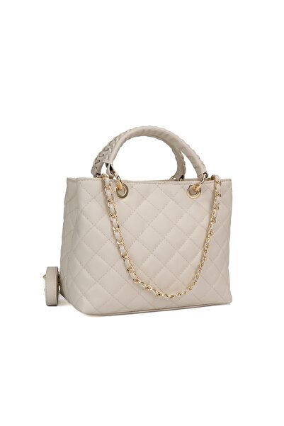 Posete Fagaras Poseta Piele Mini Georgie - Bej, Geanta Office din Piele Natur...