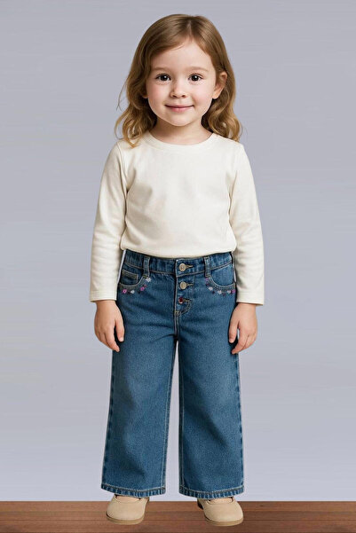 ZARİNA Heart Buttoned Jeans