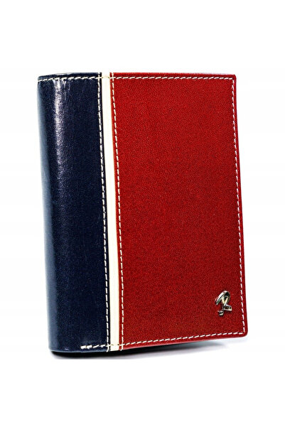 Other Vertical, two-tone men's wallet made of genuine leather - Rovicky