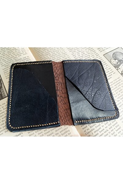 Mahfuz Genuine Leather Top Quality Fully Handmade Minimalist Wallet 15.5X10.5 cm Bb40