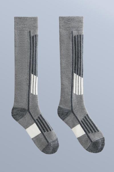 Oysho Primaloft® yarn WOOLMARK® wool blend long ski socks