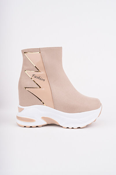 Madam Tarz Umberto Fermuarlı Gizli Topuk Bot