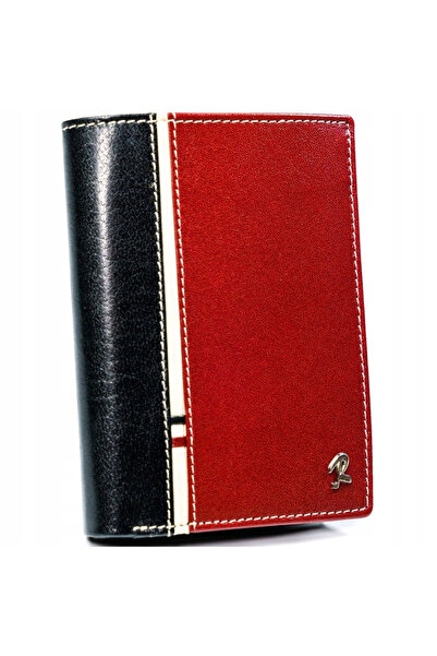 Other Vertical, two-tone men's wallet made of genuine leather - Rovicky