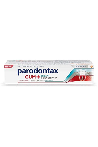 Parodontax Toothpaste Gum Breath and Sensitivity Whitening 75ml