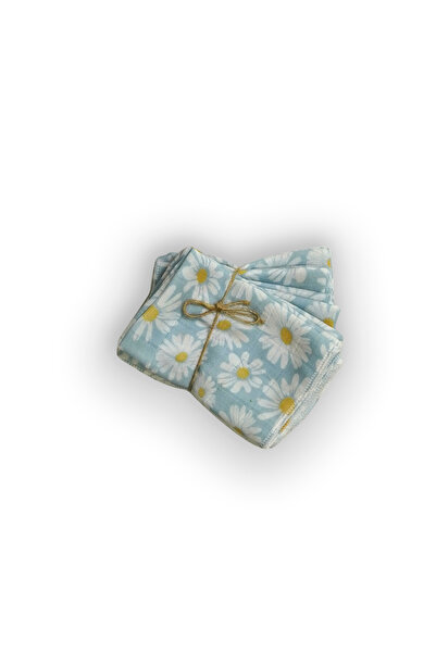 Mimiko 10 Pack Patterned Muslin Baby Mouth Wipes |   Sweat Cloth |   100% Org...