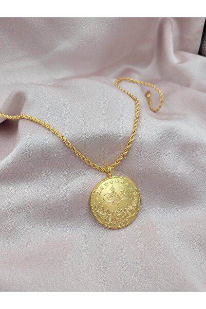İz Aksesuar 22 AYAR ALTIN KAPLAMA 5 LİK REŞAT ALTIN (ZİNCİRSİZ)