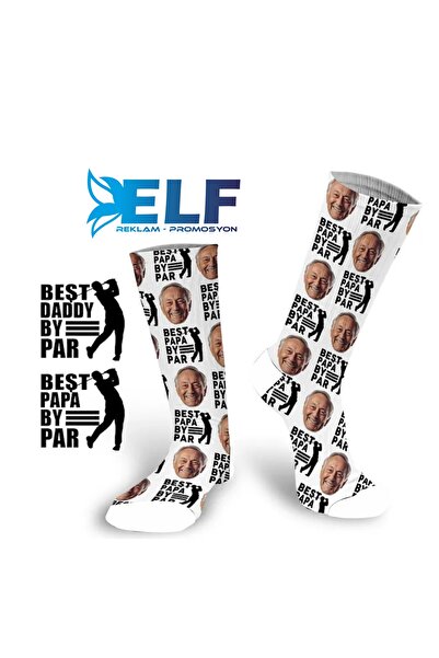 ELF REKLAM Kişiye Özel Parti Çorap Doğum Günü Çorap Bride Çorap (2 Adet )