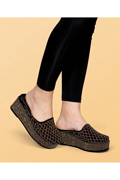 Layber Papuci de lux ortopedici cu talpă cu piatră Nessa