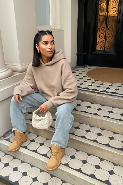 BENROMA Hanorac unisex, fără imprimeu, cu glugă