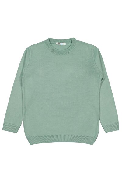 Civil Boys Basic 6-9 Years Old Sweater - Green 7-8 Years Old