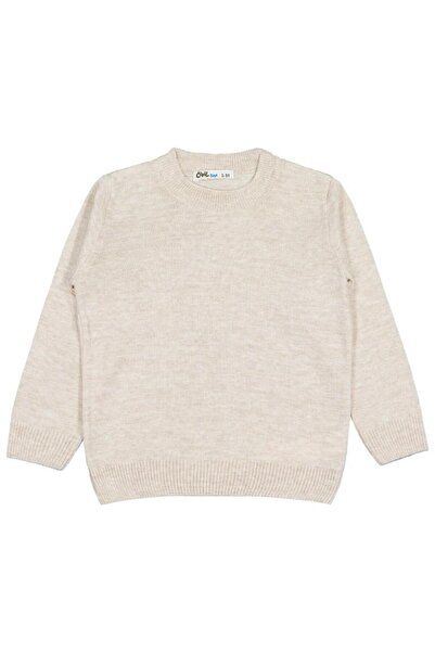Civil Boys Basic 2-5 Years Old Sweater - Beige 3-4 Years Old