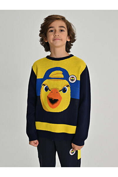 Fenerium ÇOCUK TRIBUN JAKARLI YELLOW SWEAT