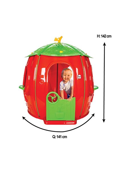 PİLSAN Strawberry children's garden playhouse, indoor/outdoor use, UV-resistant plastic, d