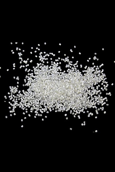 Serhat Aksesuar ve El İşçilik خرز فضي مقطوع 2×1.5 مم (50 جرام 2000 قطعة)