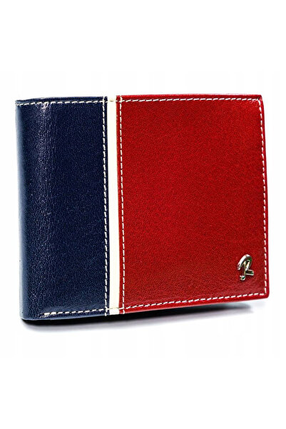 Other Horizontal two-tone men's wallet made of genuine leather HQ - Rovicky