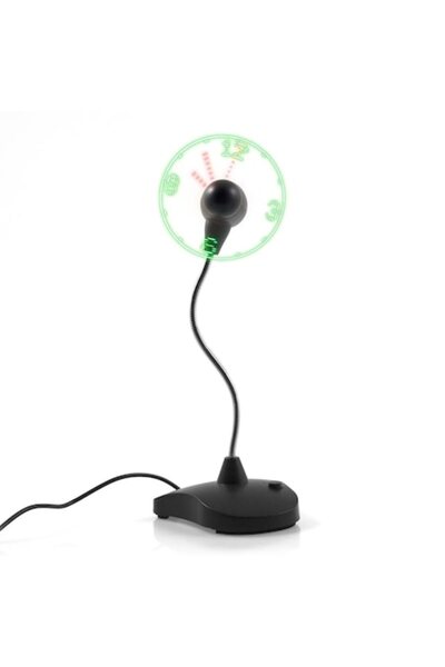 Gameology LED Fan Clock, 9.3 x 8.7 cm