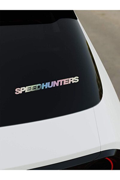 OkyayWorks Speed Hunters Sticker - Hologram - Hologram- Araba-Motosiklet Etik...
