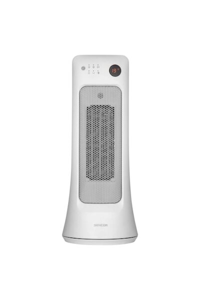 Sencor SFH 8019WH Ceramic Heater, LED Display, 2 Heating Levels, White