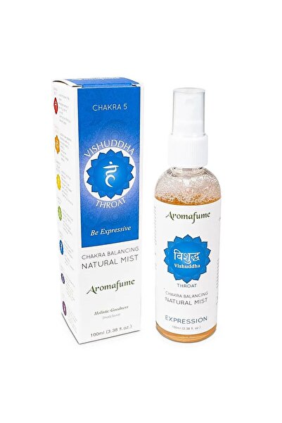 Aromafume Chakra 5 Vishuddha air freshener spray for energy balance 100ml