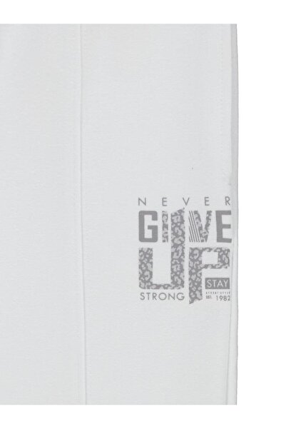 Civil Girls Leopard Printed 6-9 Years Old Sweatpants - White9-10 Years Old