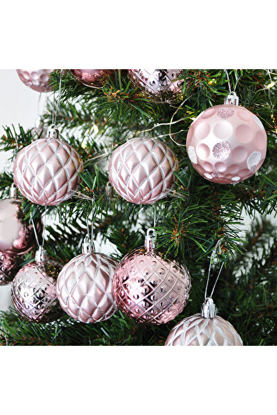 EXİZTİCARET Christmas Tree Decoration Set 24 Pieces Model2