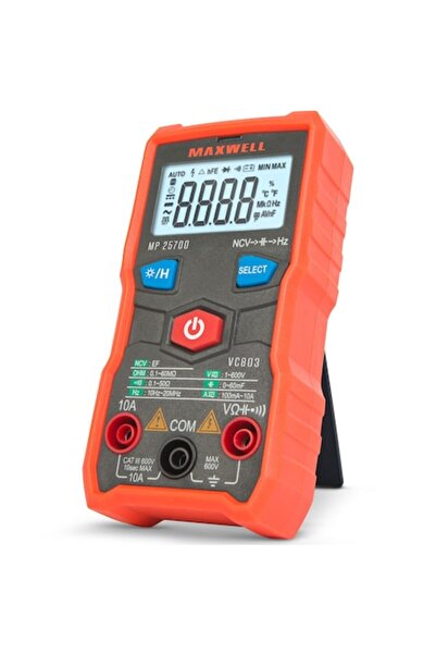 Maxwell Multimetru automat 25700, detectie tensiune fara contact, 100 mA, 10A