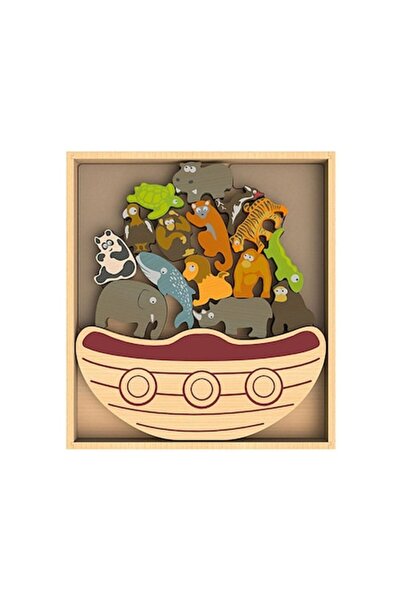 BeginAgain Joc de dexteritate cu barca și echilibrul animalelor, 2+ ani