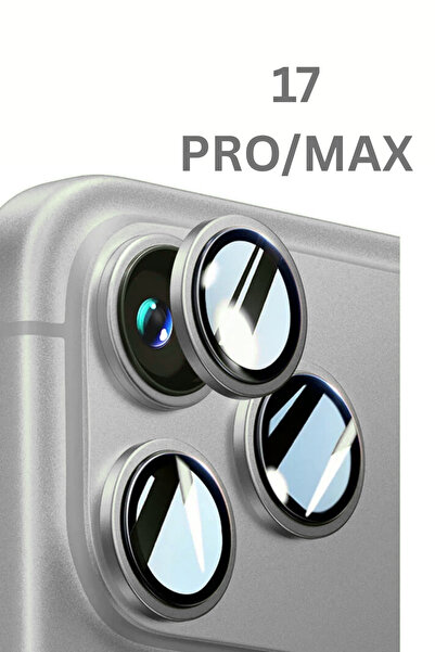 PSGT İphone 17 Pro & 17 Pro Max Uyumlu Kamera Koruma Lens Koruyucu Temperli C...
