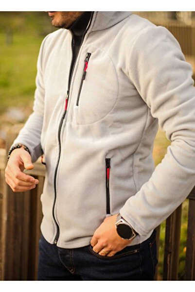 NOTCHTR Unisex Polar Mock Neck Full Zipper Three Pocket Cold Windproof Outdoor Jacket